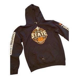 Championship basketball sweatshirt / hoodie black girls sz Small